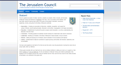 Desktop Screenshot of jerusalemcouncil.org