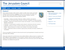 Tablet Screenshot of jerusalemcouncil.org
